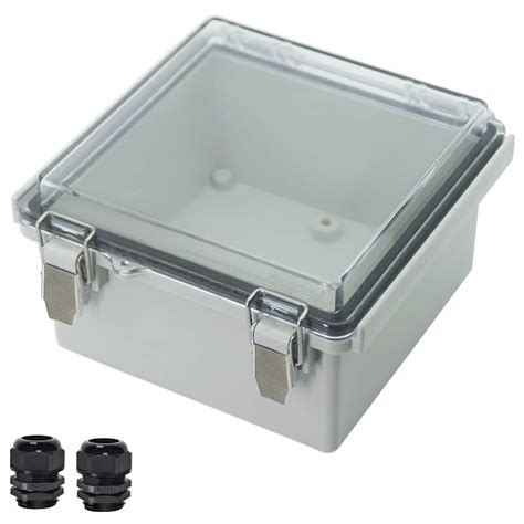 clear electrical boxes|Zulkit Junction Box ABS Plastic Dustproof Waterproof IP65 .